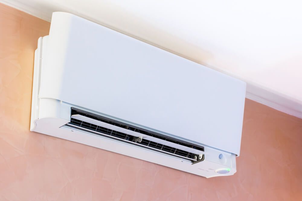 White Air Conditioner — HVAC Systems in Parkes, NSW