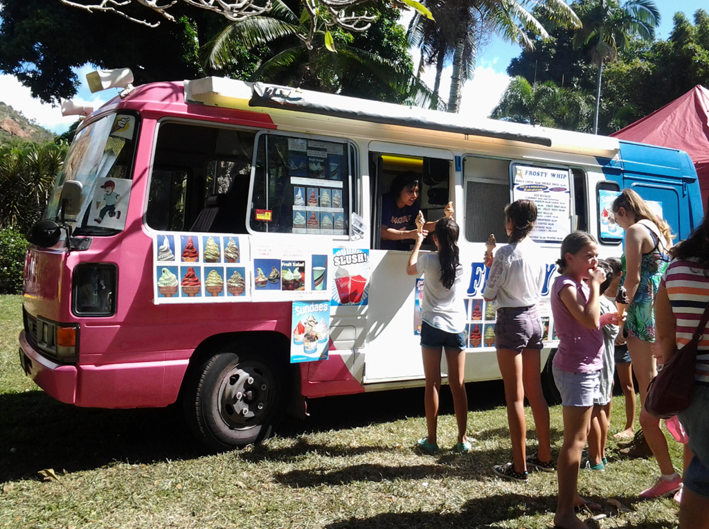 Ice Cream Prepared to be Served in an Event — Frosty Whip in Rasmussen, QLD
