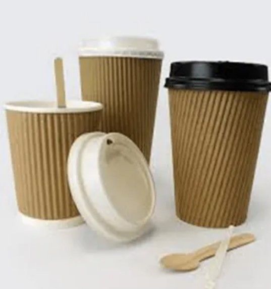 A Group of Coffee Cups With Lids — Frosty Whip in Rasmussen, QLD