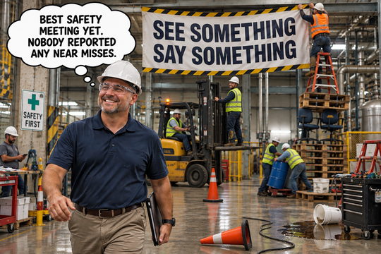 A side-by-side cartoon showing a foreman asking workers if they want change, with hands raised versus silence.