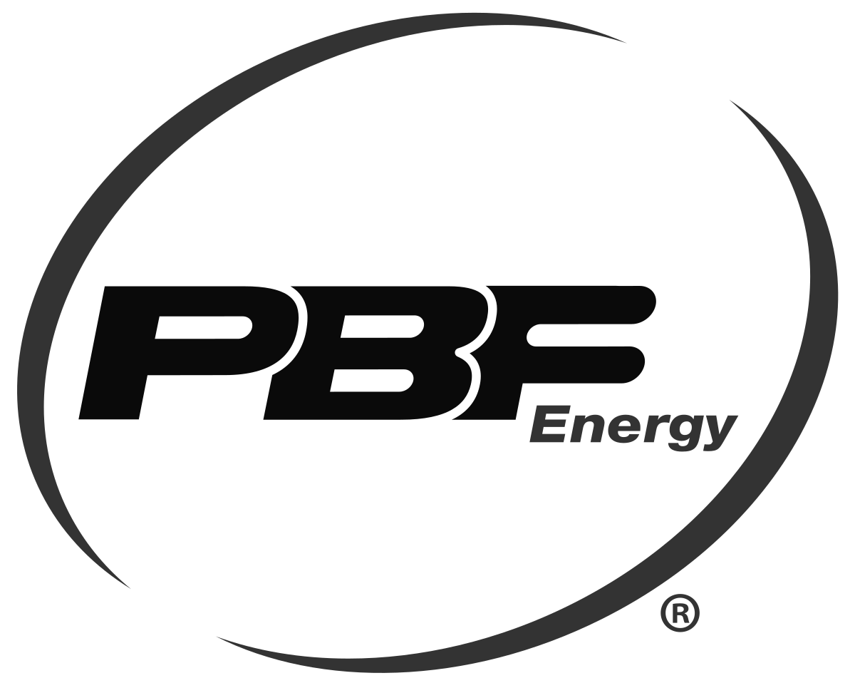 The PBF Energy logo features the black text 