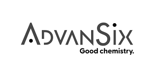 AdvanSix logo in black text with a stylized 