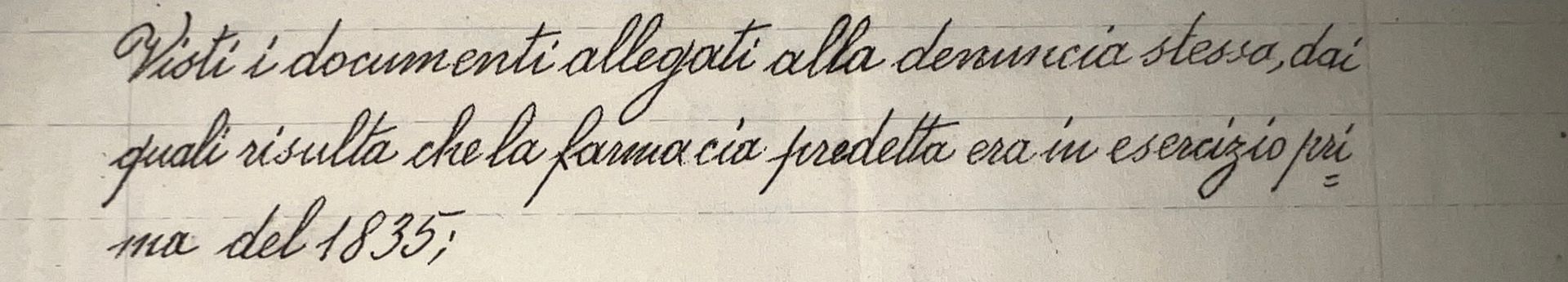 Dicitura farmacia