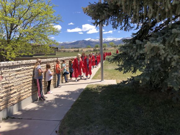 Graduation walk-through