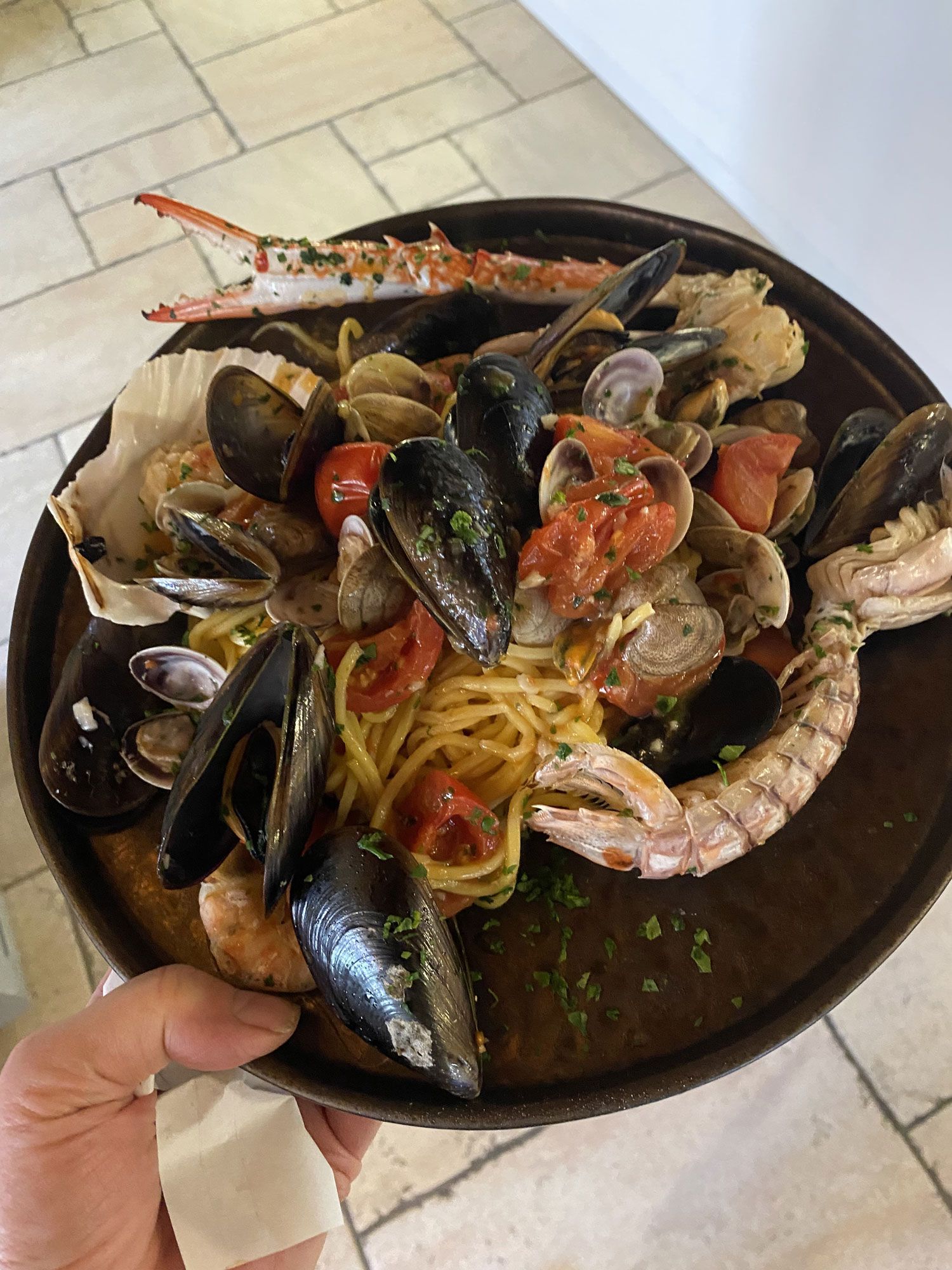 spaghetti allo scoglio