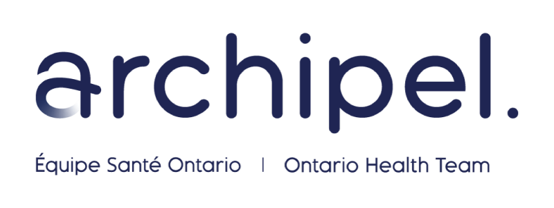 Archipel OHT logo with dark blue text, including 