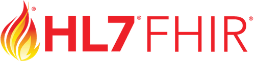 Logo with a flame and 