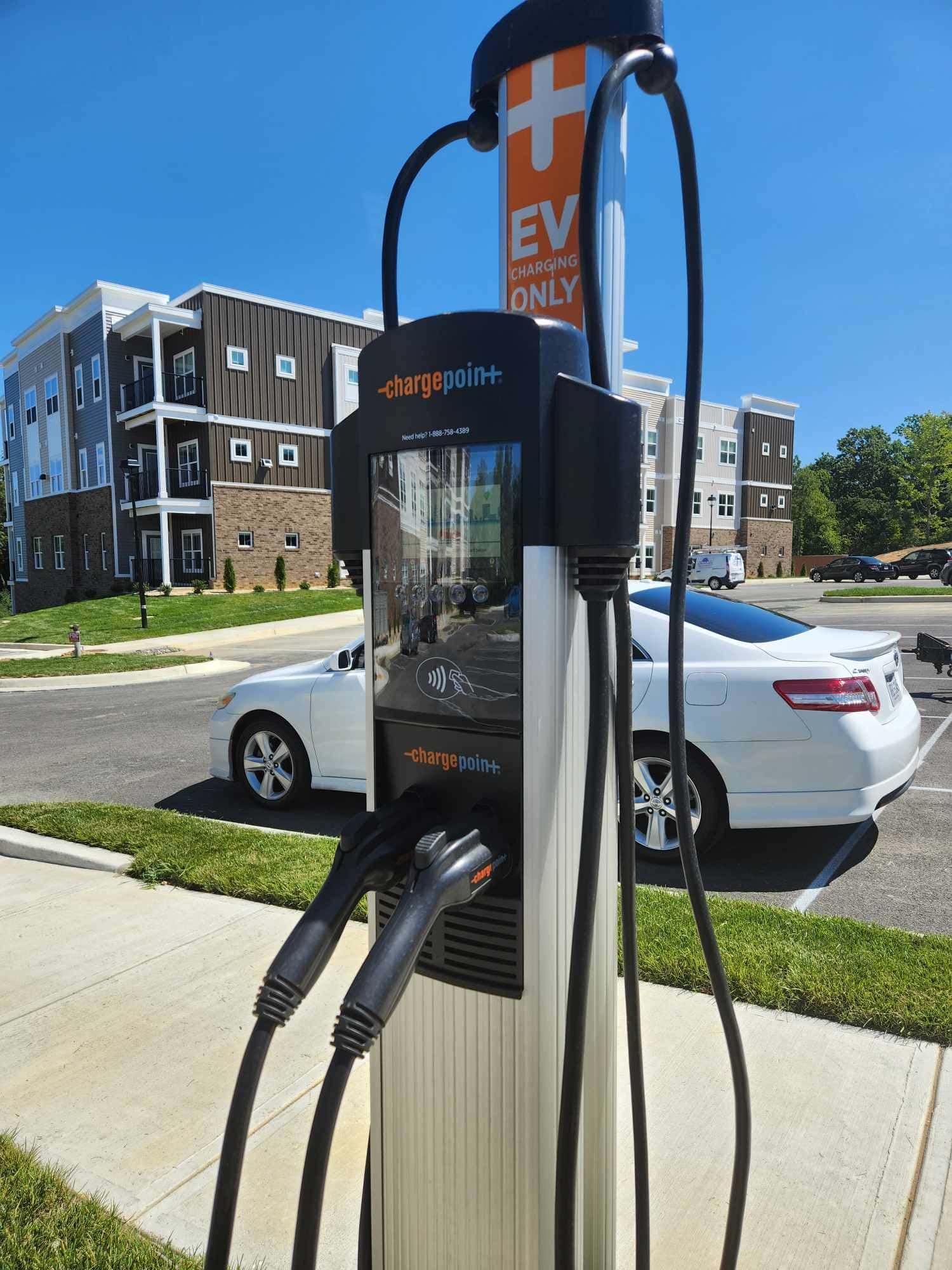 EV charging on site.
