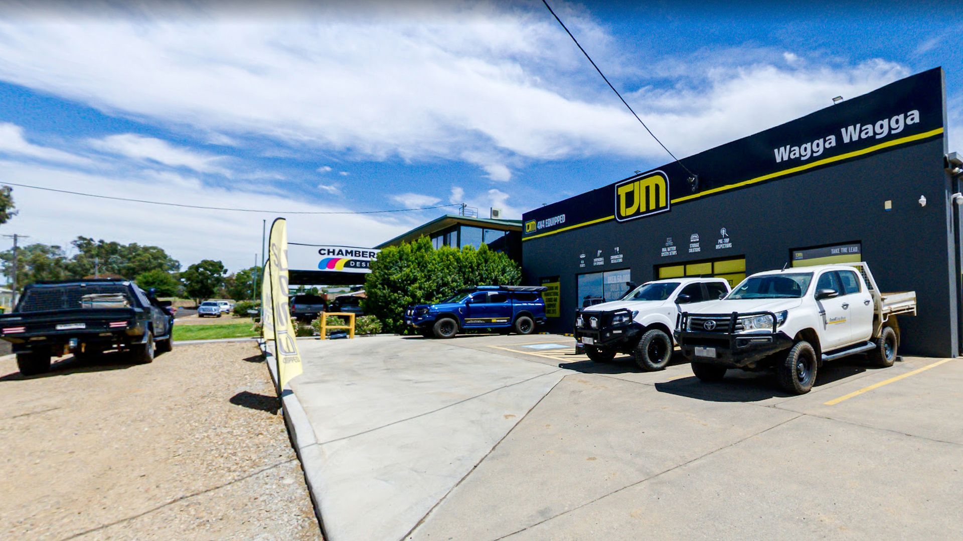 Three Cars With Beach Background — TJM Wagga Wagga In Ashmont, NSW