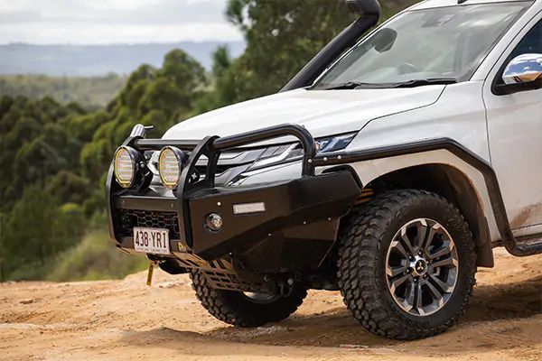White Off-road SUV With a Black Bull Bar and Snorkel — TJM Wagga Wagga In Ashmont, NSW