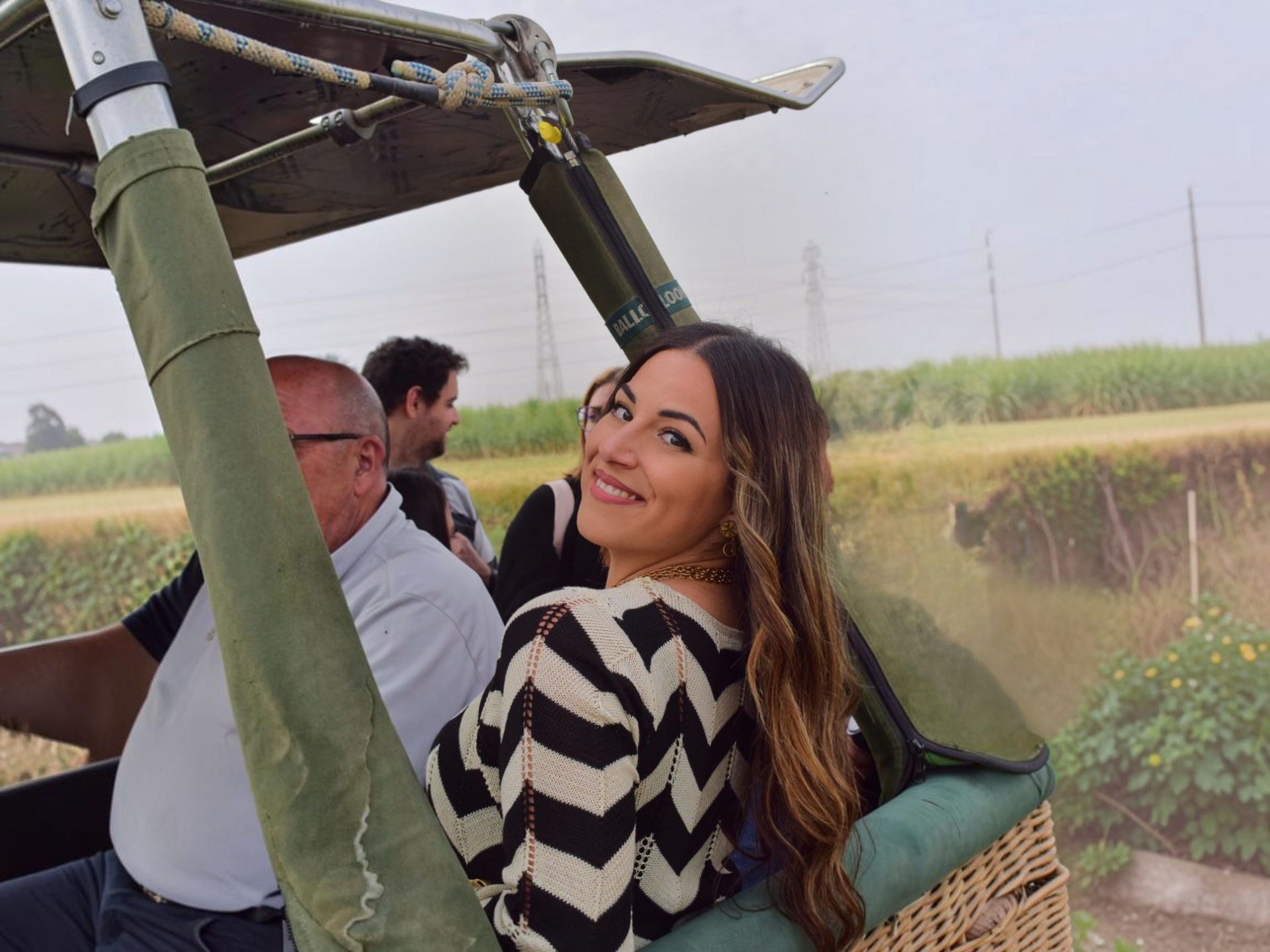 Preparing a hot air balloon for flight in Luxor