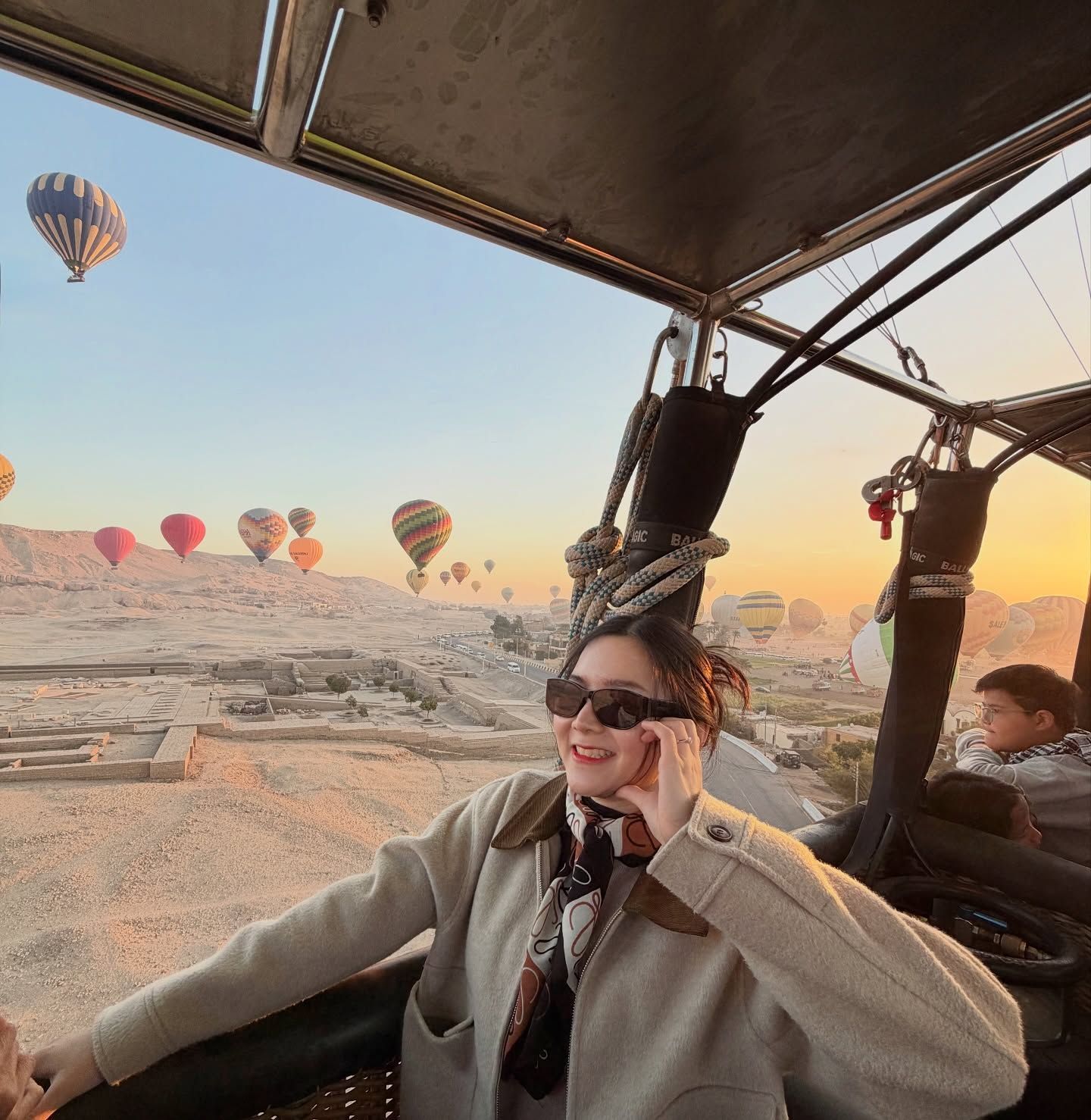 Sunrise hot air balloon experience in Egypt