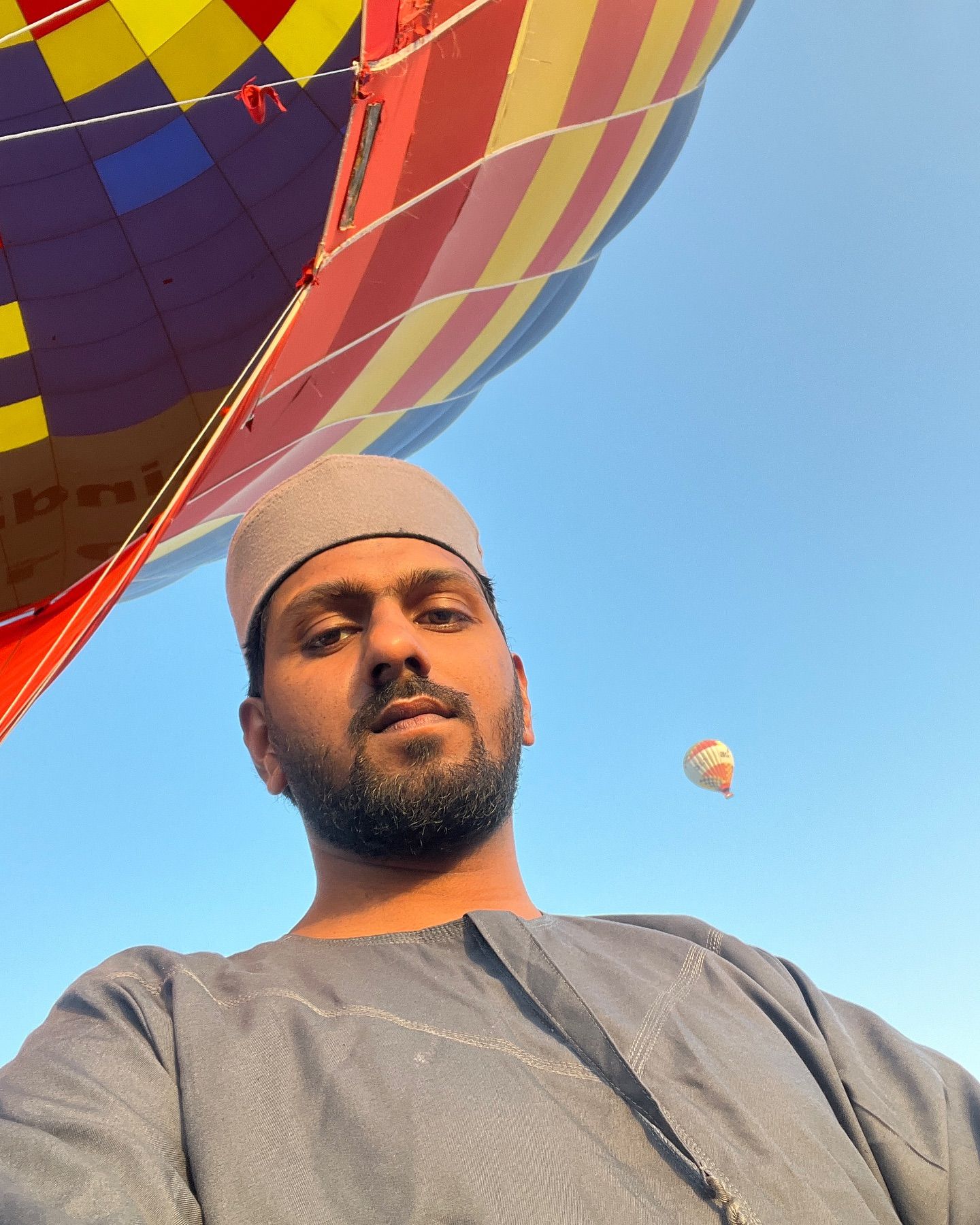 Guests enjoying a hot air balloon ride over Luxor