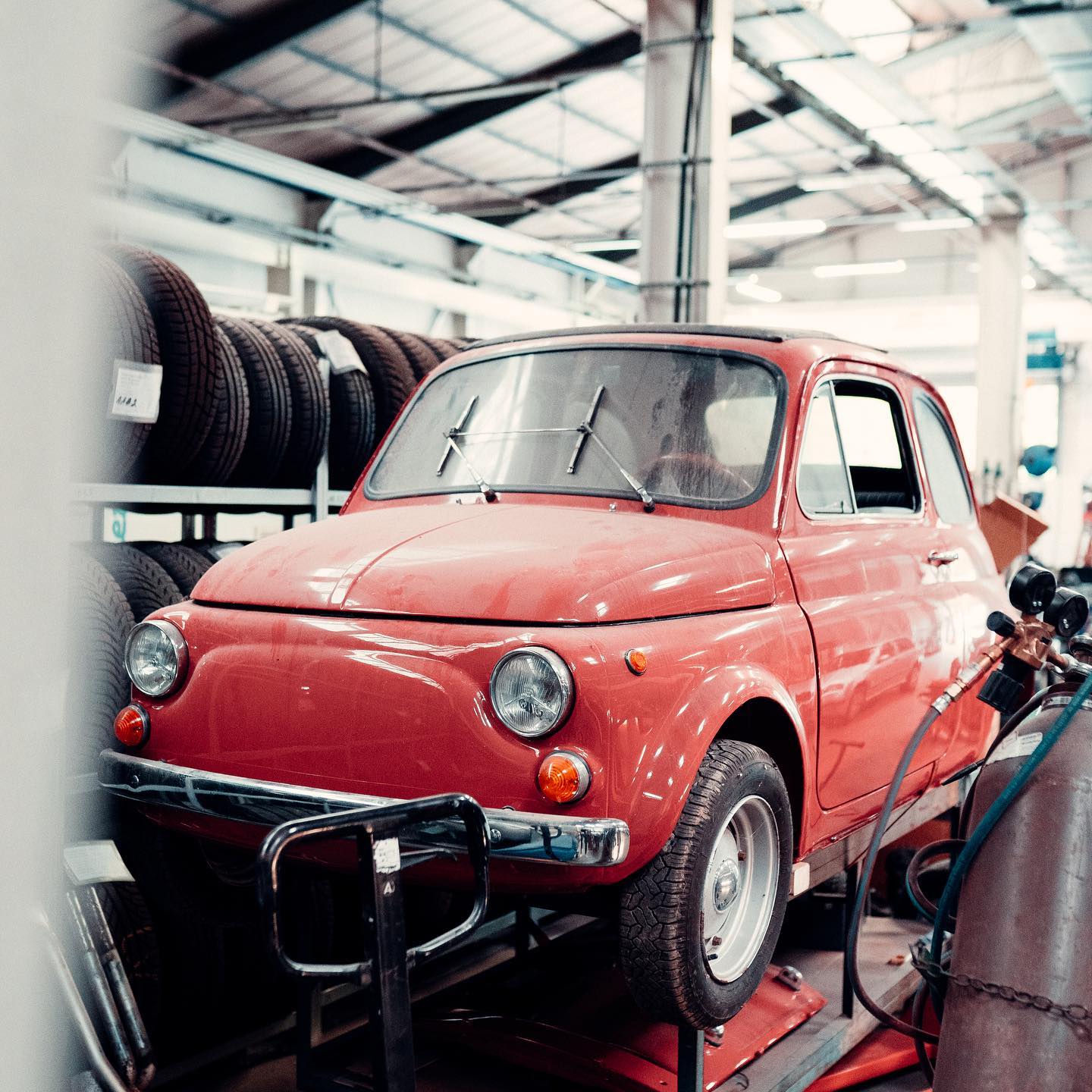 VW Oldtimer in rot