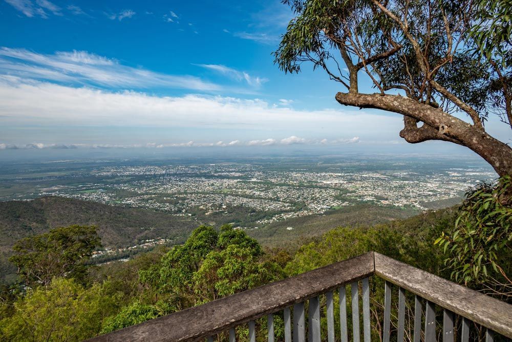 A View Of A City From A Balcony With A Tree In The Foreground — Wallers Precision Tooling  In Rockhampton, QLD