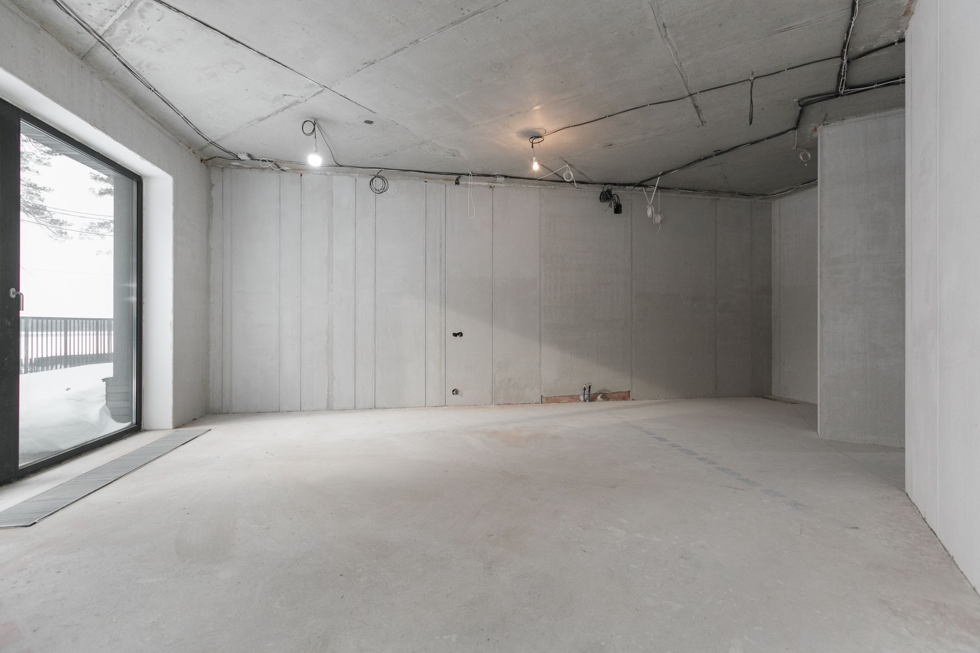 Bare Concrete Wall