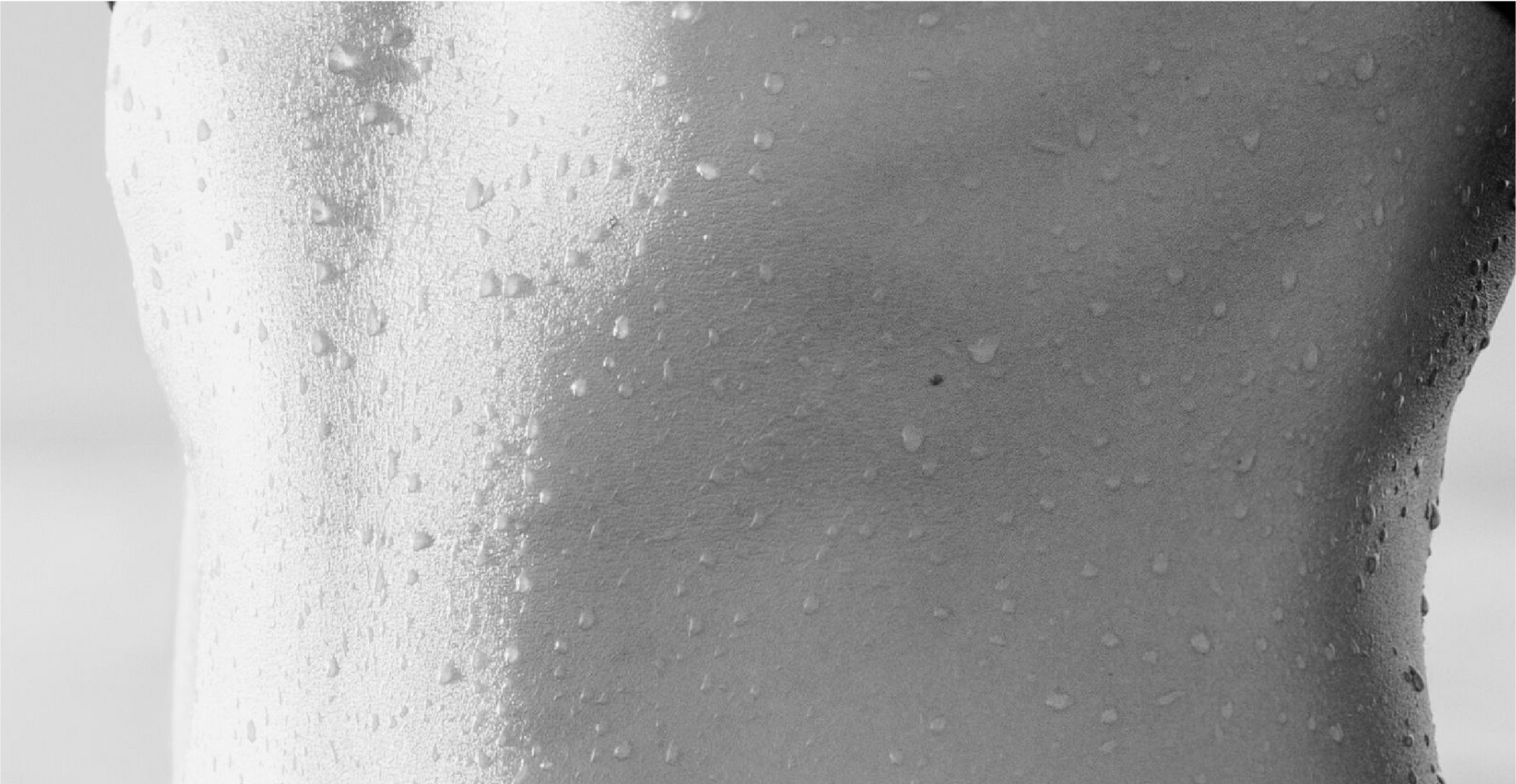 Close up of a woman's body at the beach.