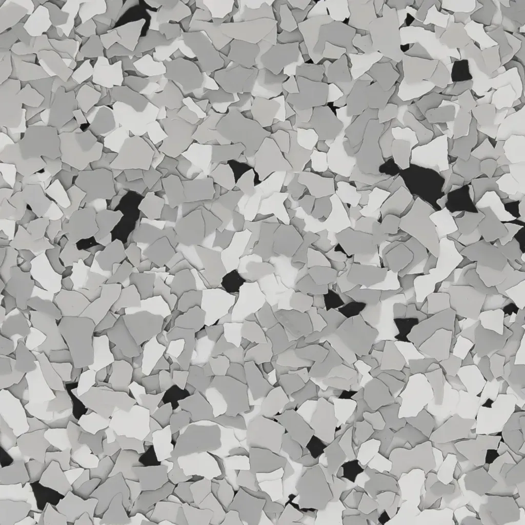 Close-up of gray and white speckled stone or mosaic texture