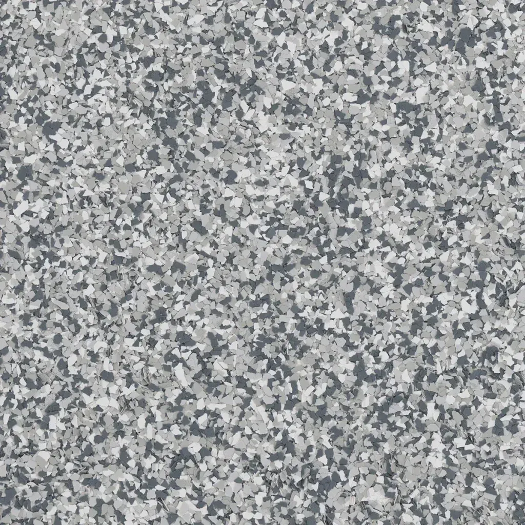 Gray speckled stone or terrazzo surface texture