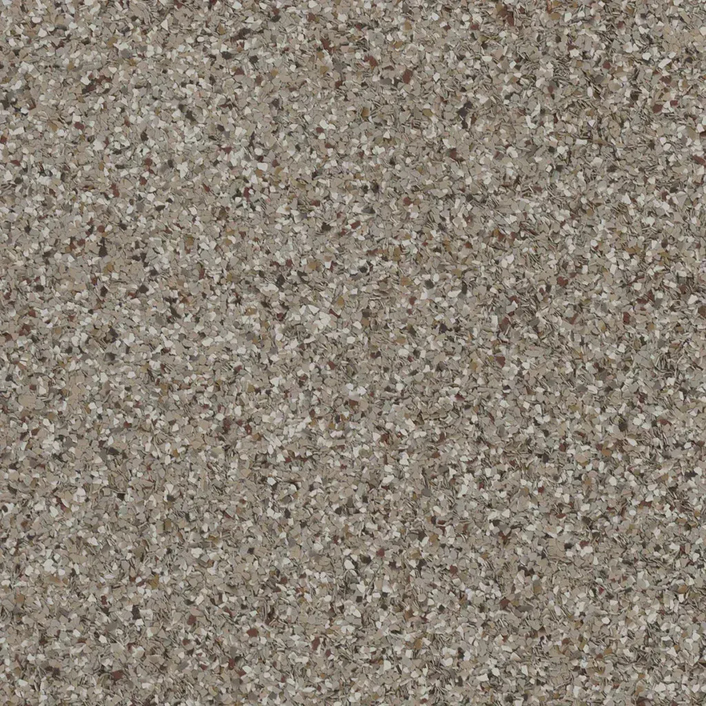Close-up of a speckled gray and beige stone or concrete texture
