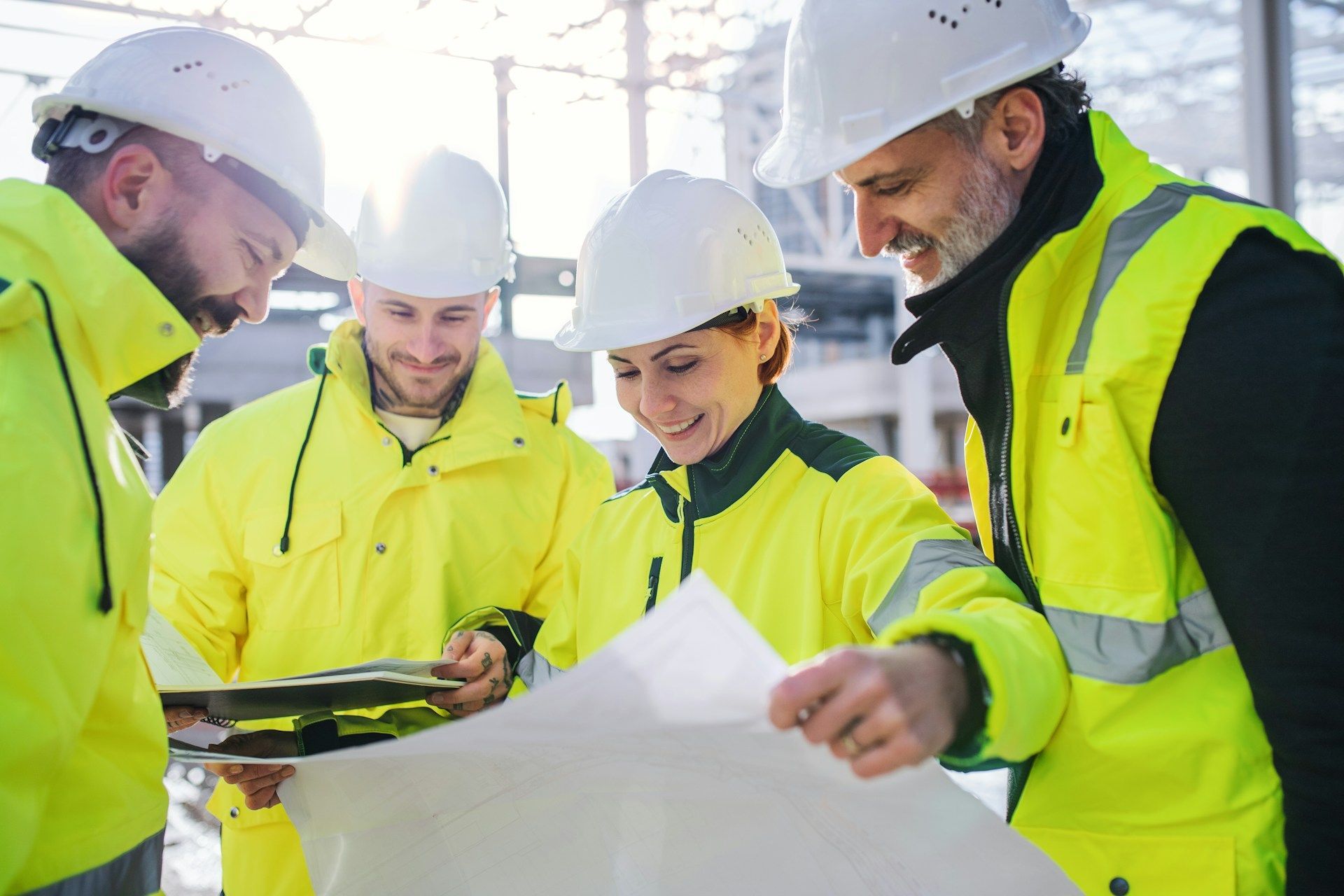 construction employees