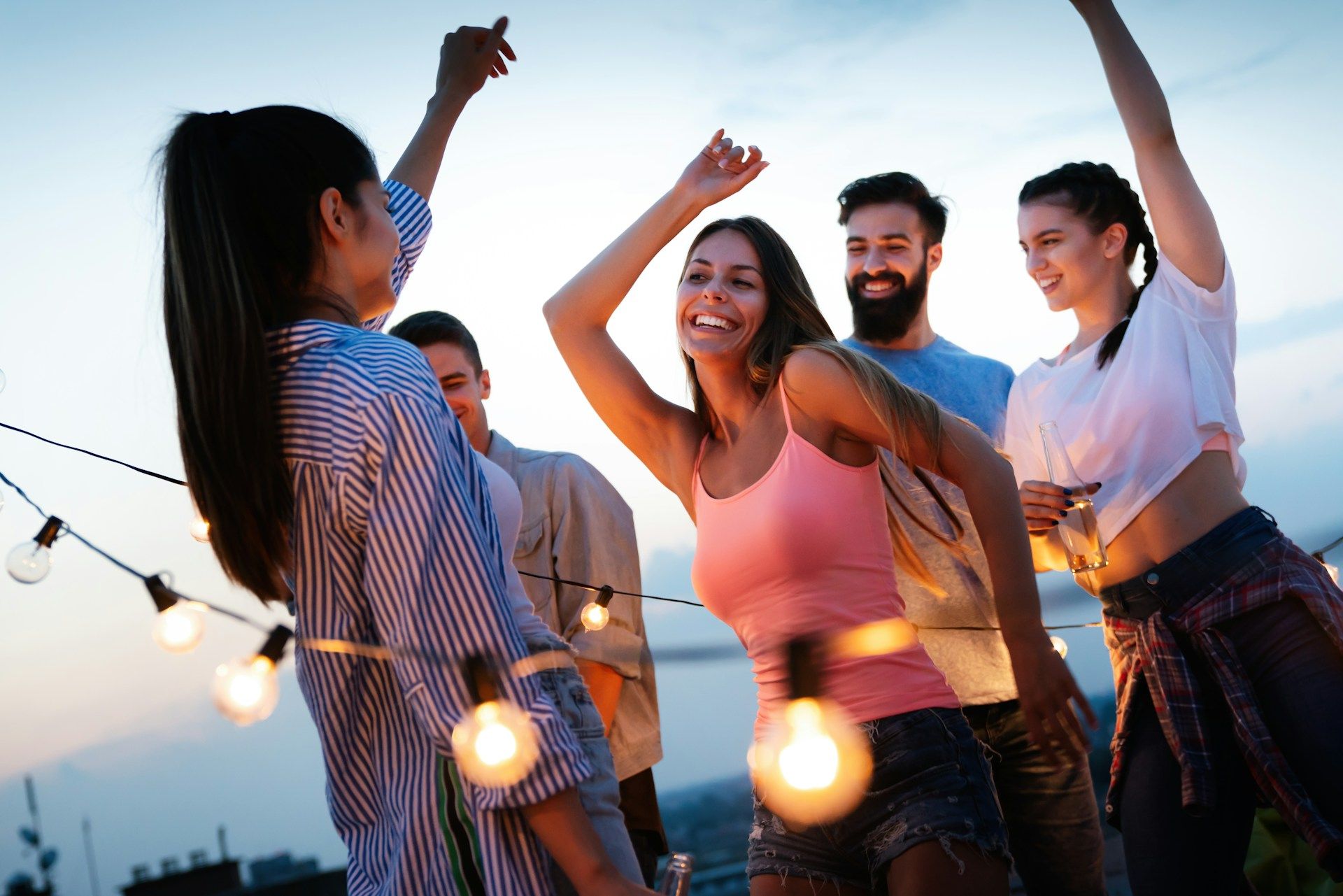 people at outdoor event