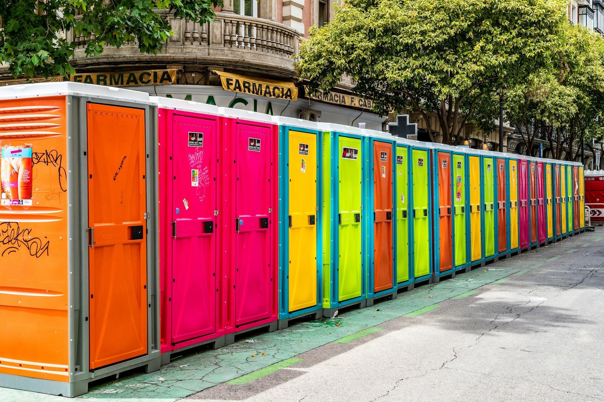 portable restrooms