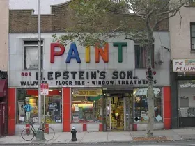 The front of Epstein's Paints Store
