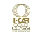 I-car gold class professionals logo on a white background.