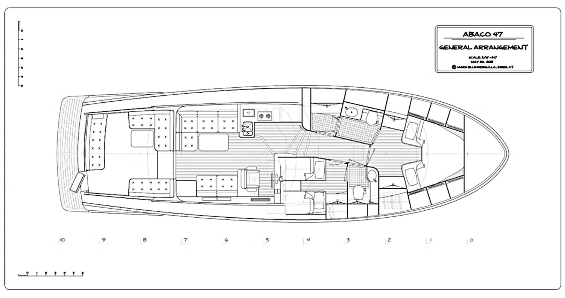 Kevin Dailey Yacht Brokerage Norwalk, CT Bruckmann Abaco 47