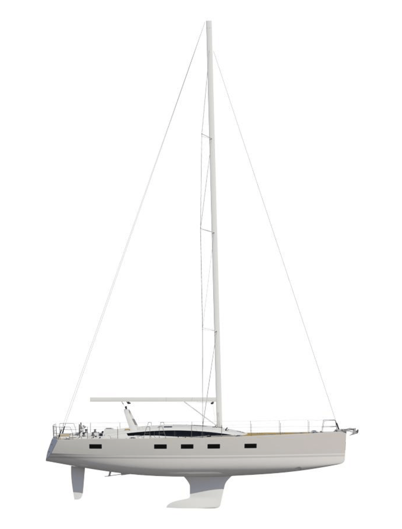 JEANNEAU 64 deck plan