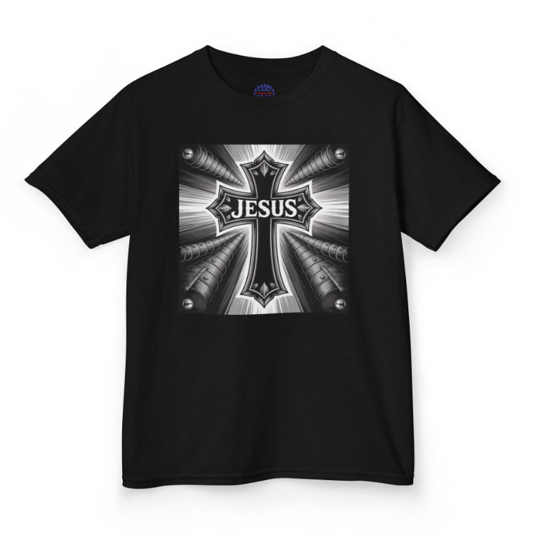 Bold Faith. Fierce Style. – Youth Jesus Cross T-Shirt