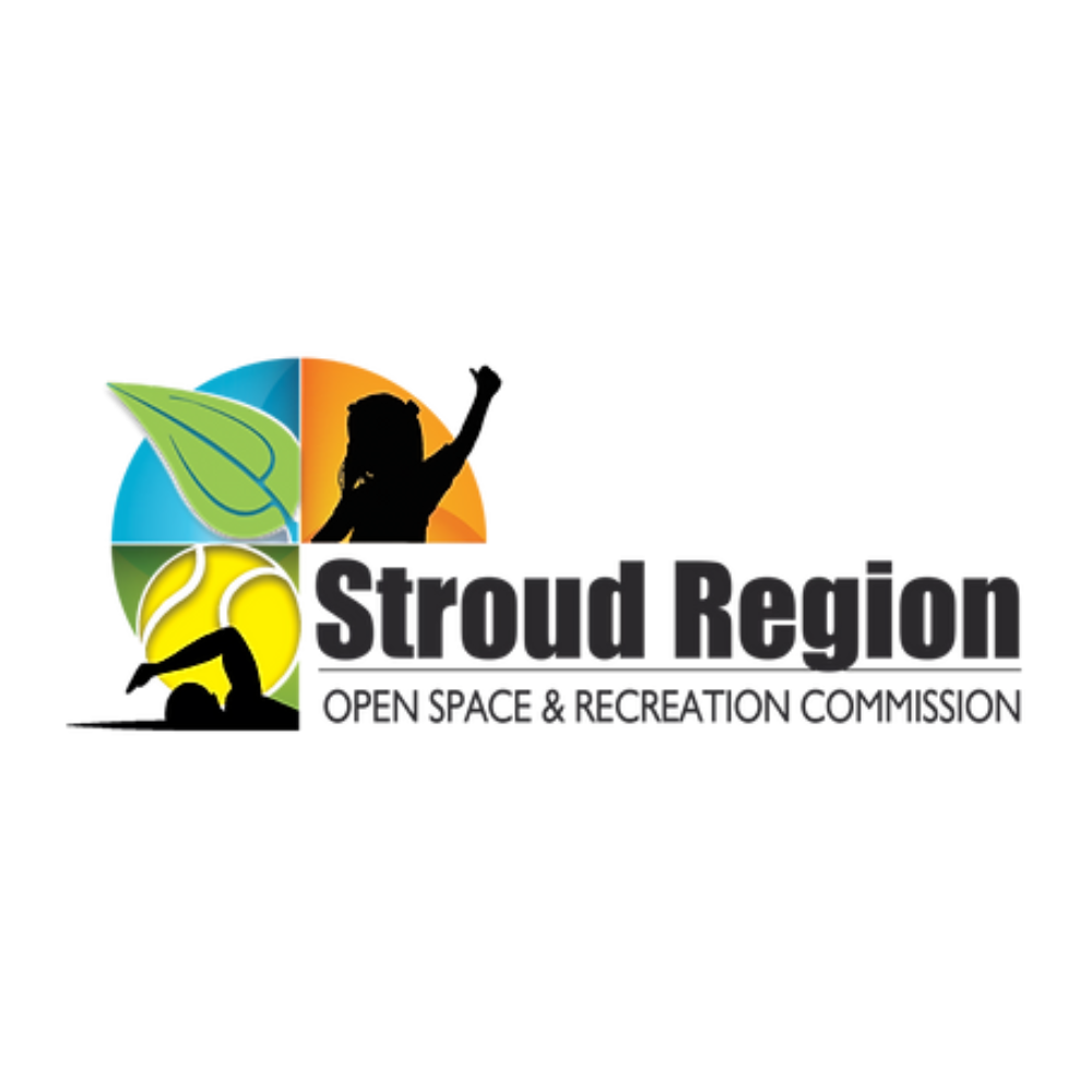 A logo for the stroud region open space and recreation commission