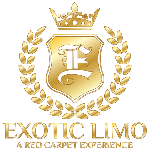 Gold logo: shield with ornate