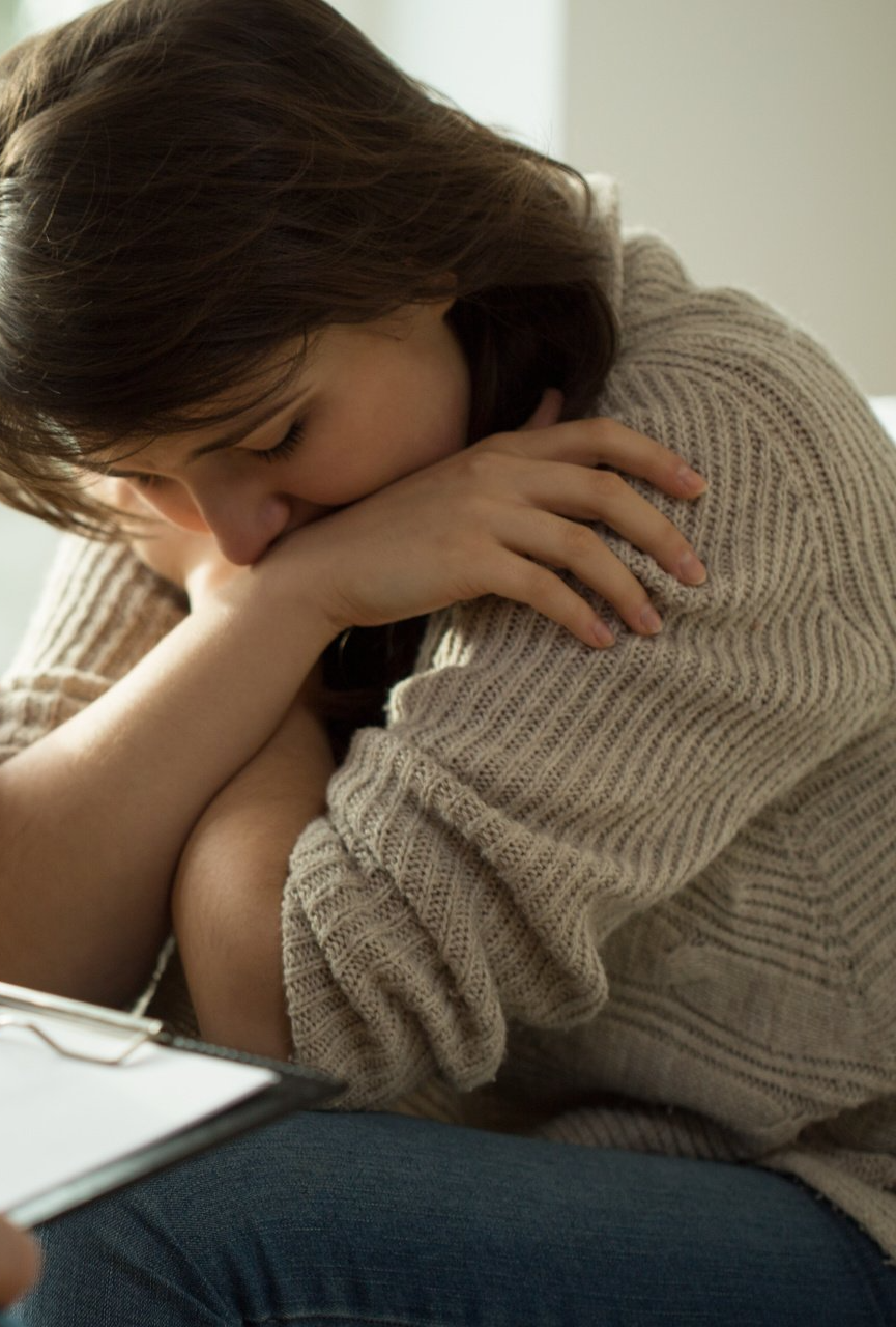 collage teen upset concerned seeking help