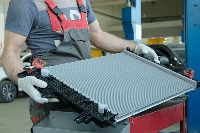 Carrying New Radiator
