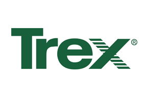 A green trex logo on a white background