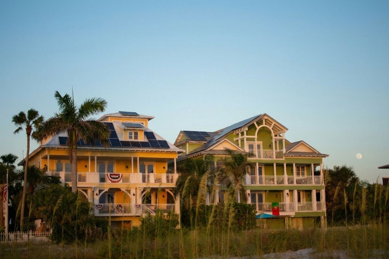 Anna Maria solar panel installation completed on a premium residential roof with clean energy upgrades.