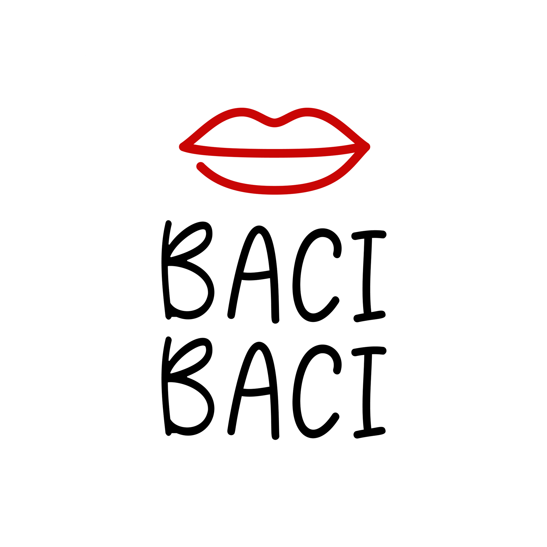 Cafe Baci Baci logo.