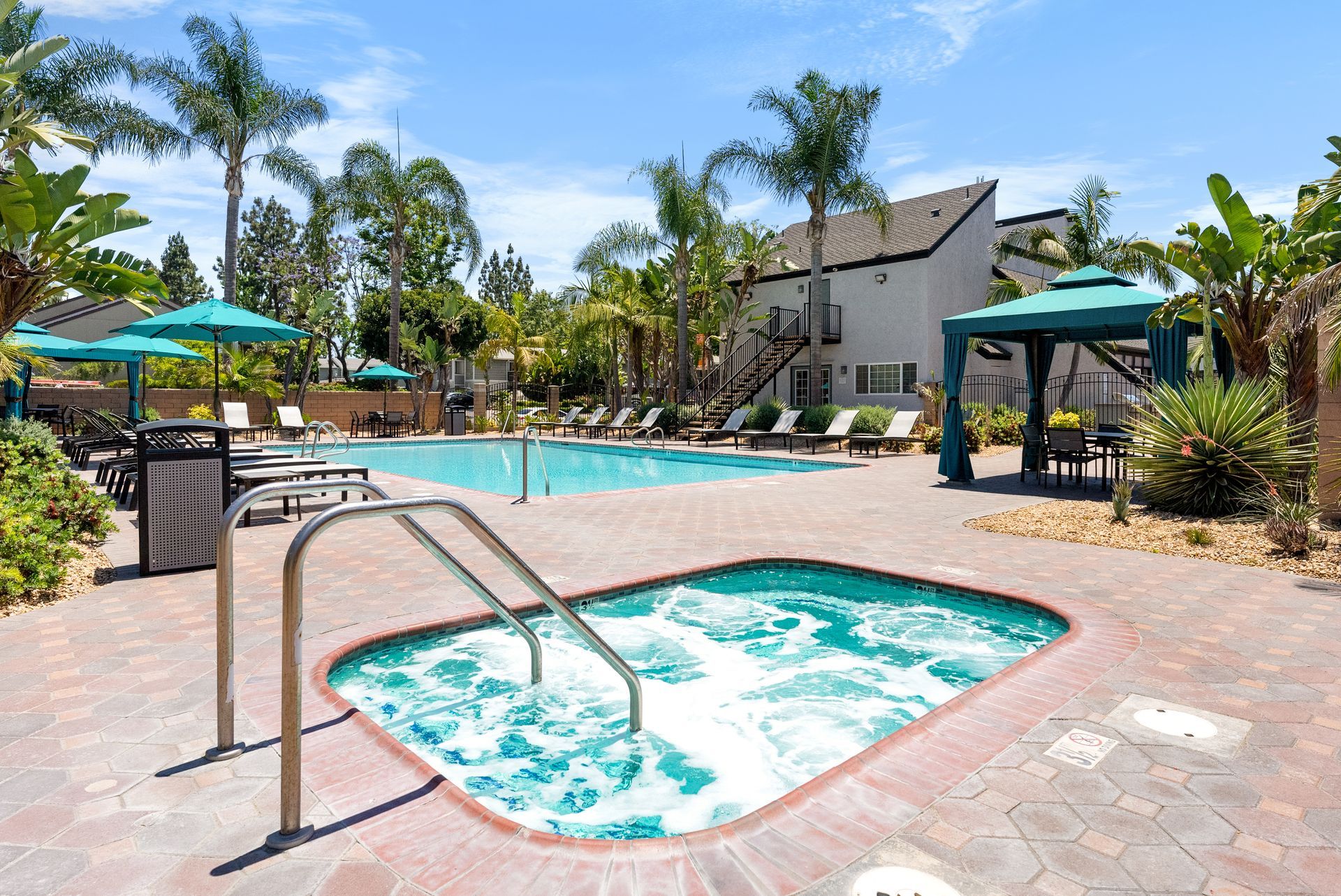 jacuzzi and pool