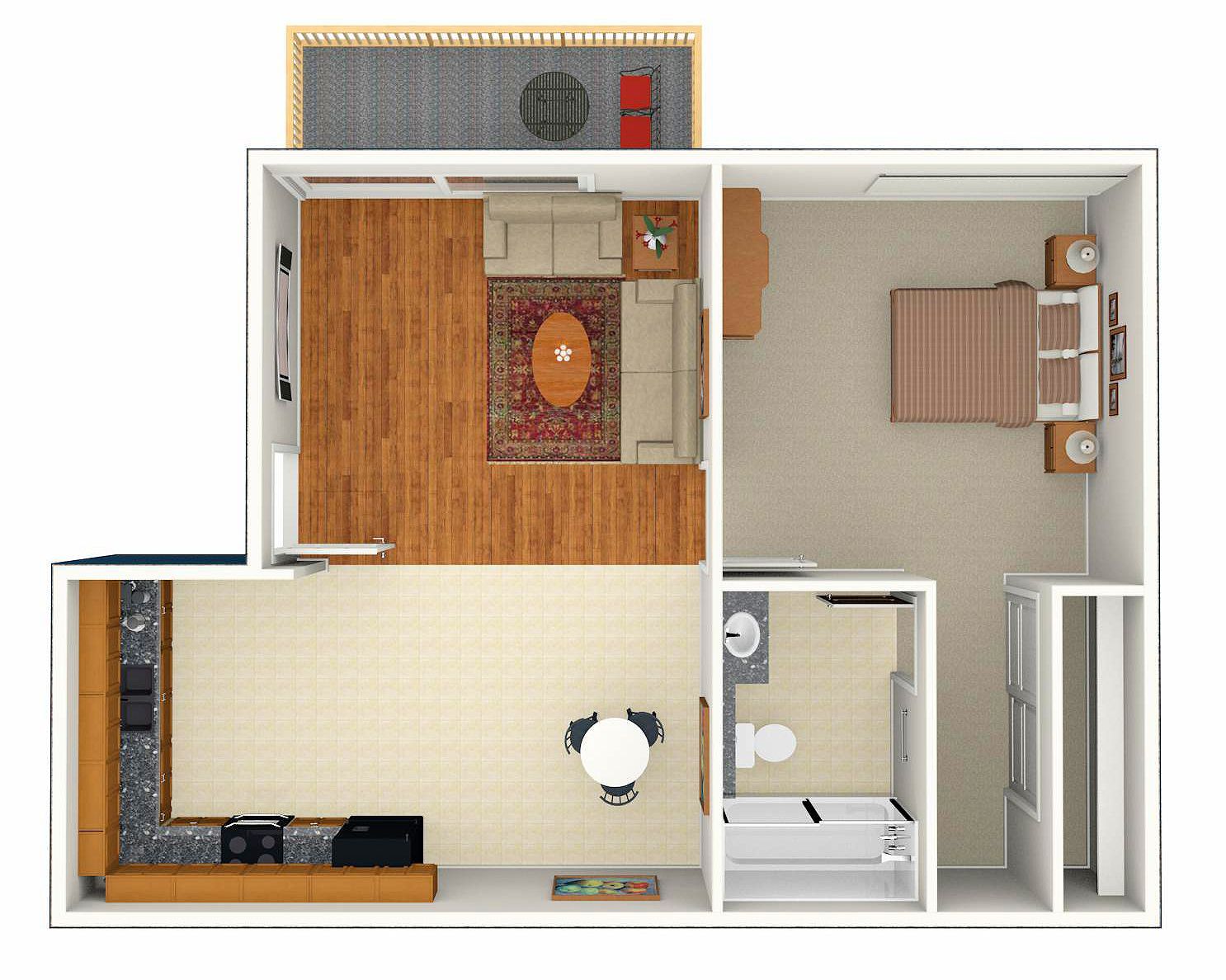 1 Bed | 1 Bath