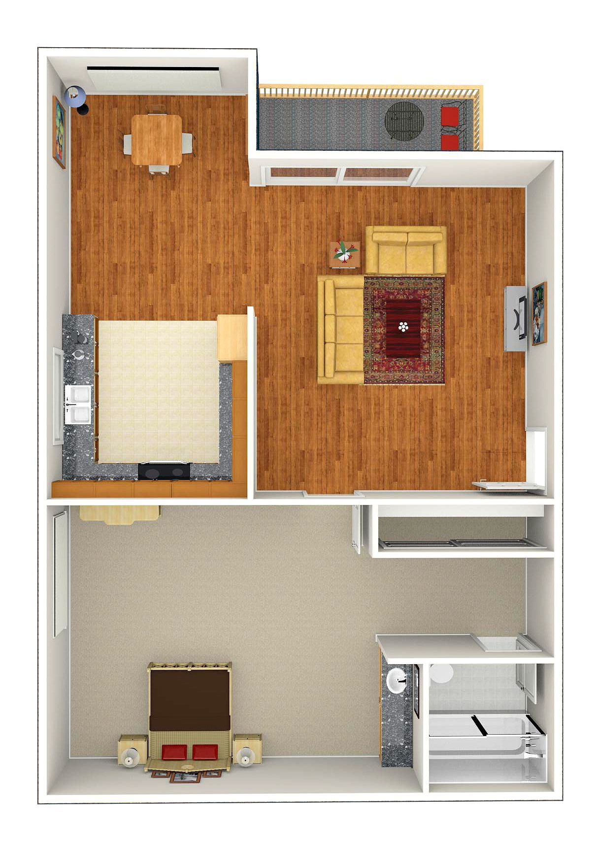 1 Bed | 1 Bath