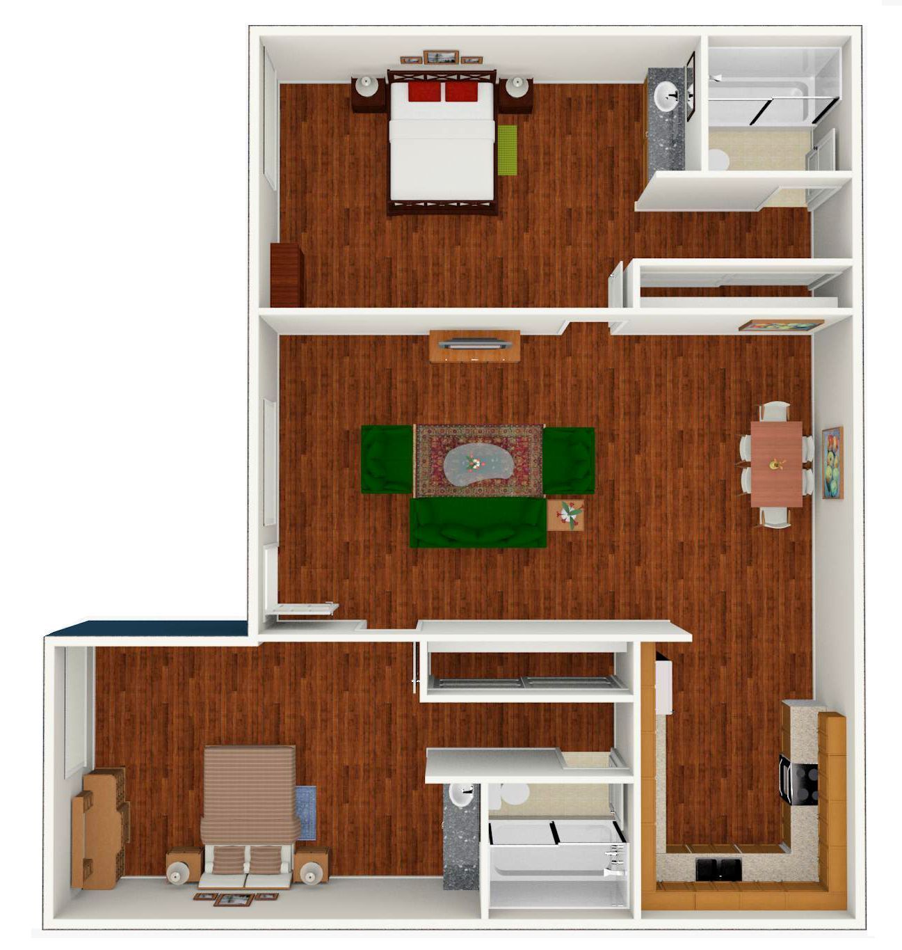 2 Bed | 2 Bath