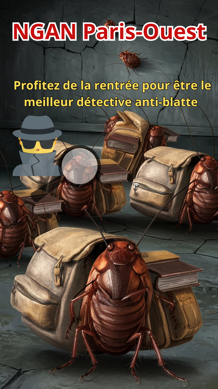 Alerte Cafards ! Devenez le meilleur détective anti-cafard