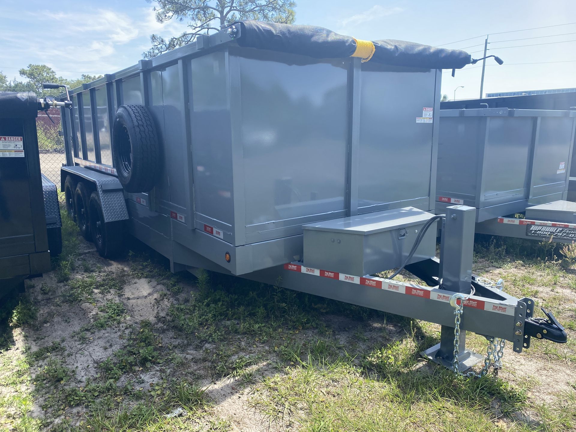 Dump Trailer Specs Jacksonville, FL Top Shelf Trailers
