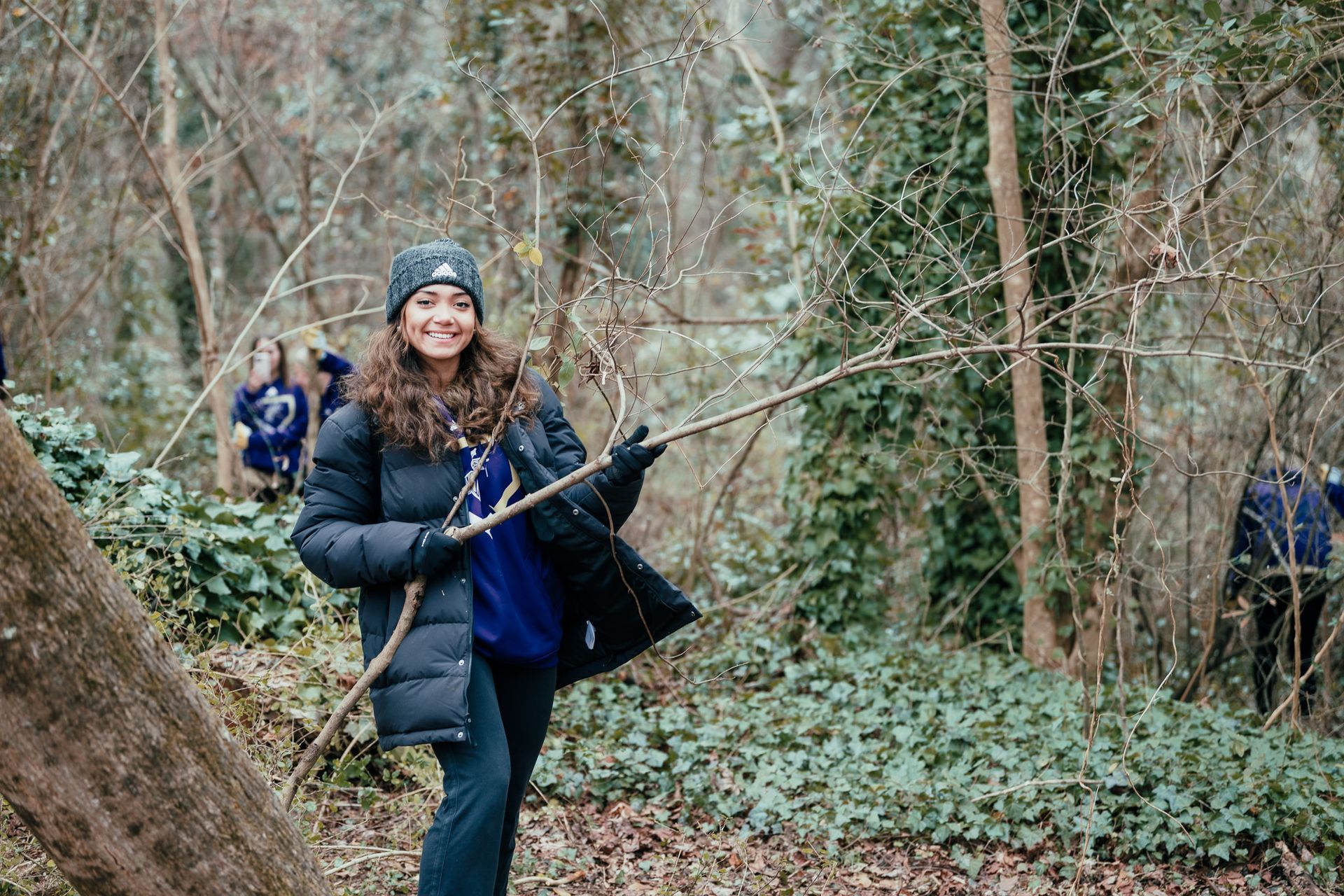 Student Volunteer at the Upper Chinquapin Greenway in Spartanburg, SC