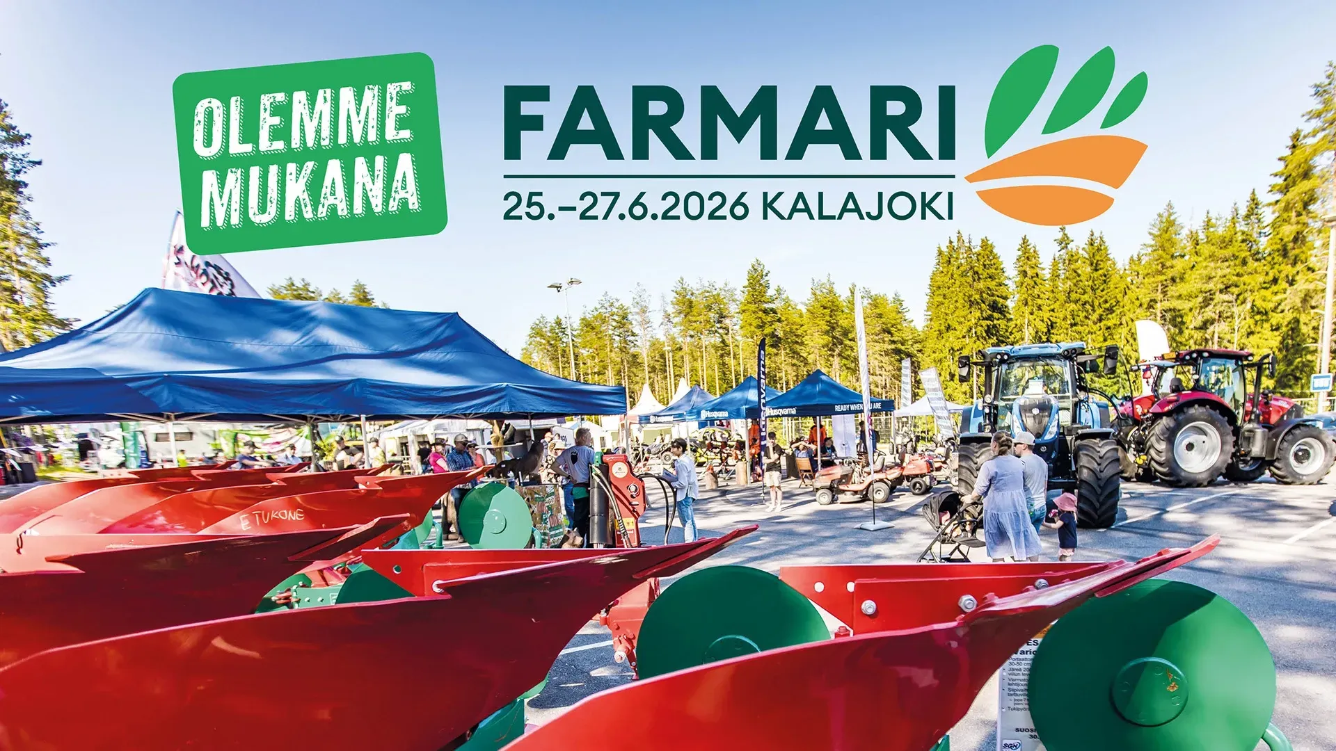 Olemme mukana kesän Farmari 2026 näyttelyssä Kalajoella
