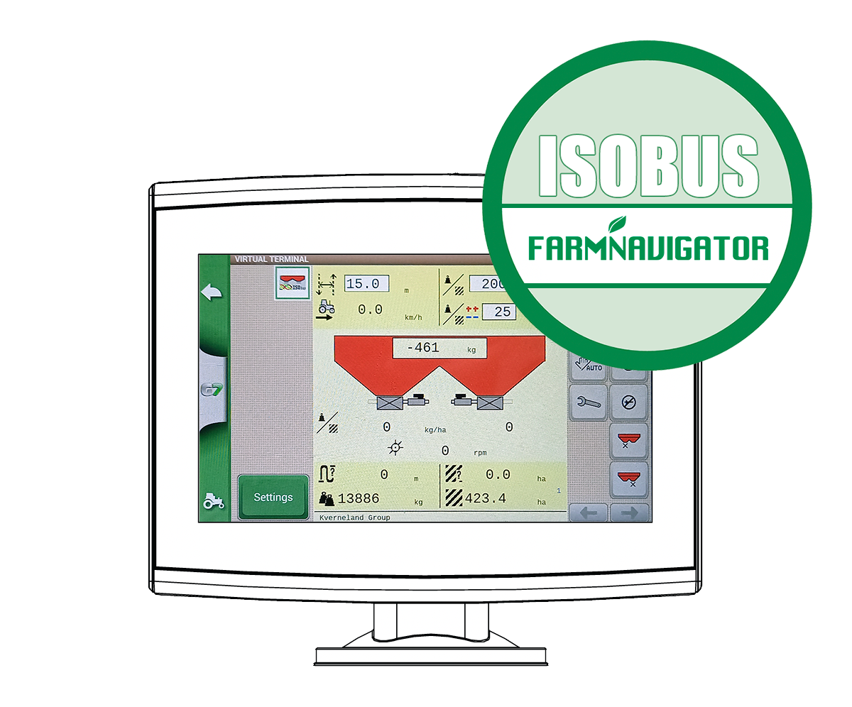Farmnavigator ISOBUS näyttö