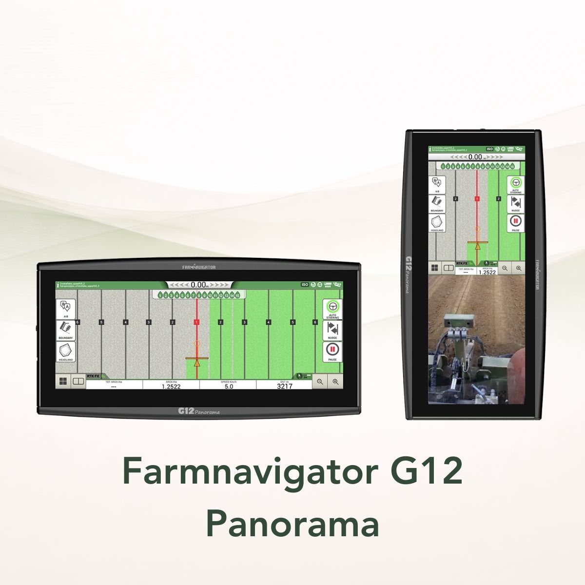Farmnavigator G7 ISOBUS -näyttö ja Virtual Terminal -käyttöliittymä traktorikäyttöön