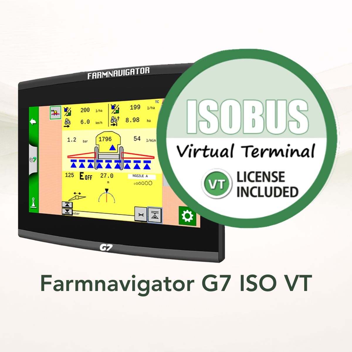 Farmnavigator ISOBUS näyttö